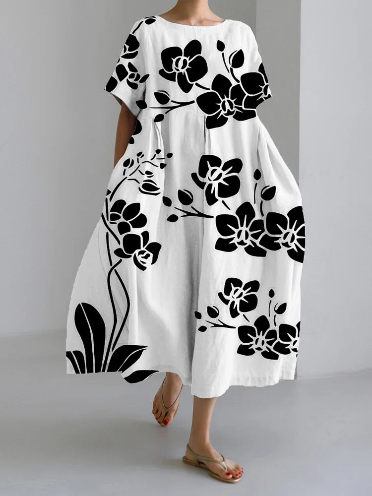 Vestido Onintza en blanco, vista frontal