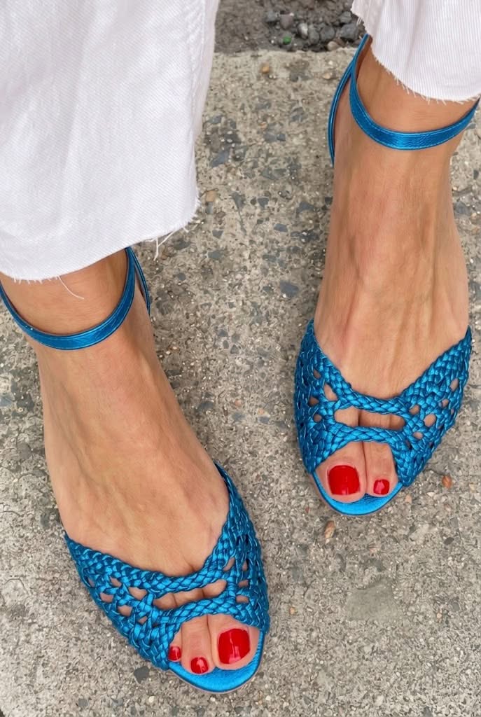 Sandalias Isadora Trenzadas | Doradas y Elegantes