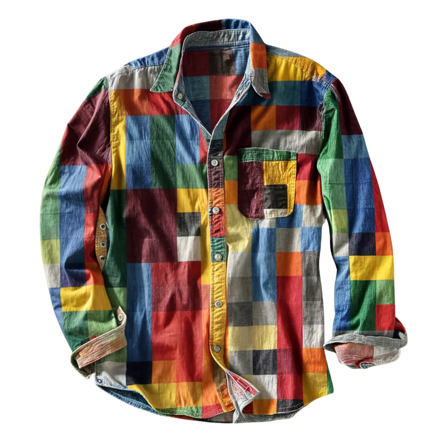 Camisa Maximino en multicolor 1, prenda sola