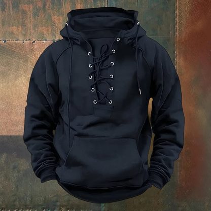 Sudadera Bernardo en azul marino, vista frontal