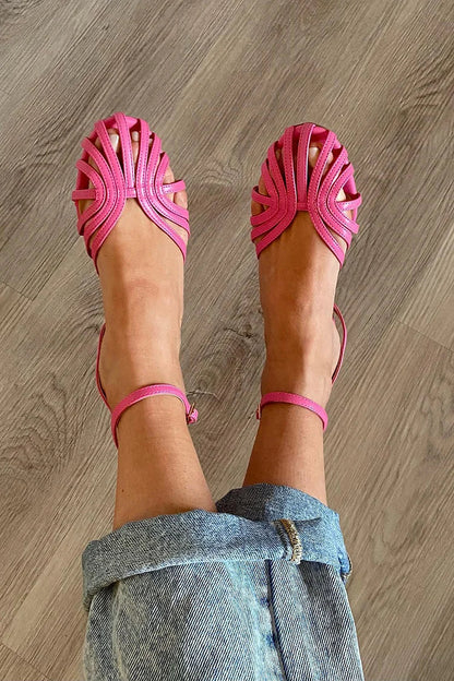 Sandalias Joya Vittoria | Brillo Dorado para Ocasiones Especiales