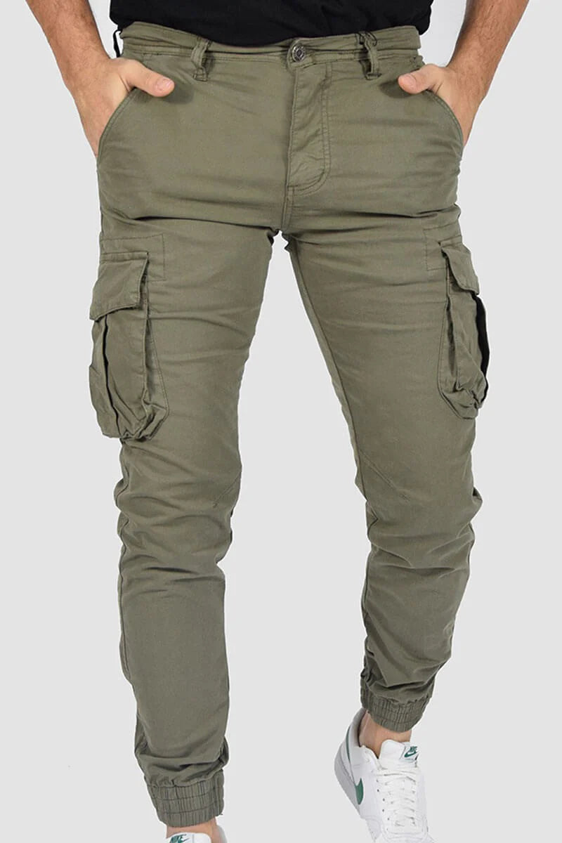 Pantalones con bolsillos y puños