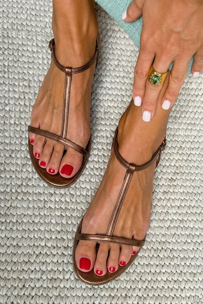 Sandalias Rosalba | Dorado Primaveral