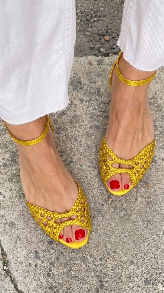 Sandalias Isadora Trenzadas | Doradas y Elegantes