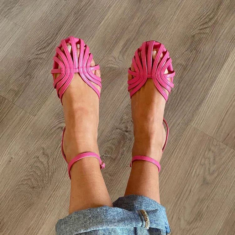 Sandalias Joya Vittoria | Brillo Dorado para Ocasiones Especiales