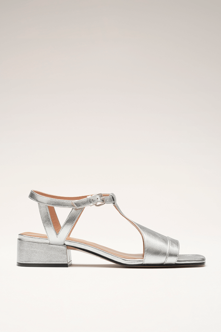 Sandalias Serena | Brillo Plateado de Verano