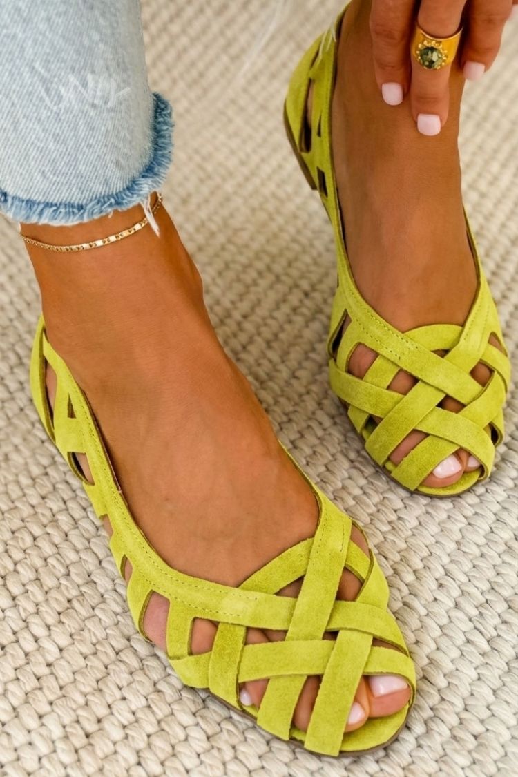 Sandalias Caterina Trenzadas | Colores Vivos de Verano