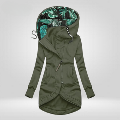 Abrigo Fiorella en verde militar