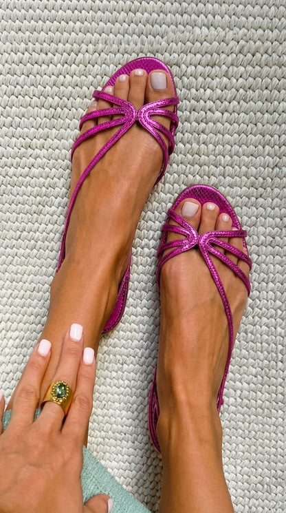 Sandalias Ginevra Doradas | Elegancia Estival