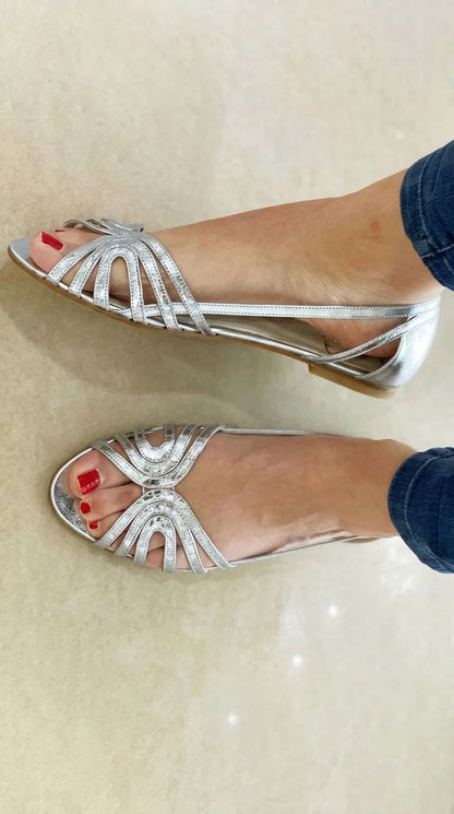 Sandalias Eleonora | Dorado Luminoso de Verano