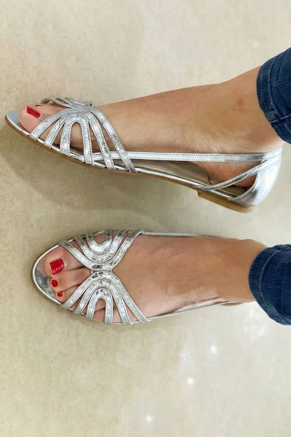 Sandalias Eleonora | Dorado Luminoso de Verano