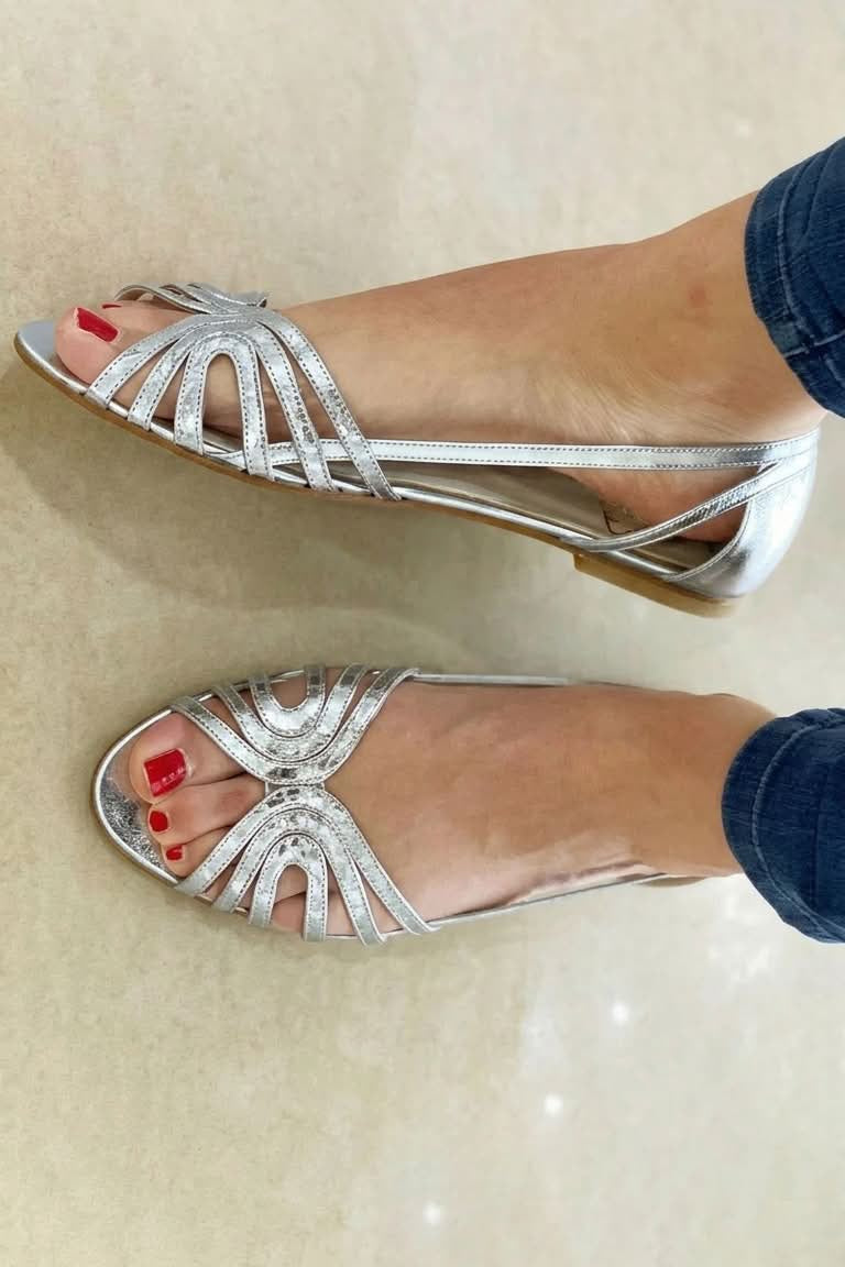 Sandalias Eleonora | Dorado Luminoso de Verano