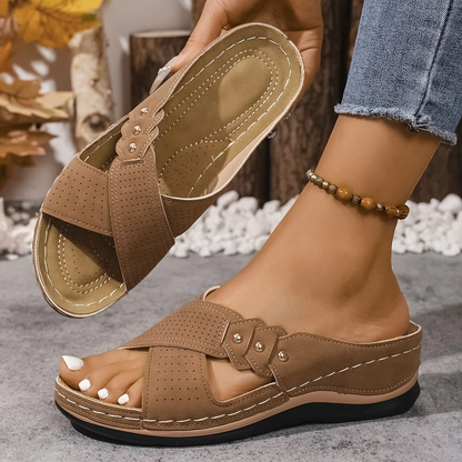 Sandalias Ortopédicas con Cuña | Comodidad y Sujeción para Todo el Día