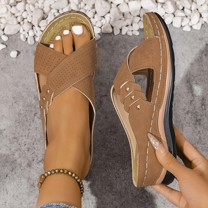 Sandalias Ortopédicas con Cuña | Comodidad y Sujeción para Todo el Día