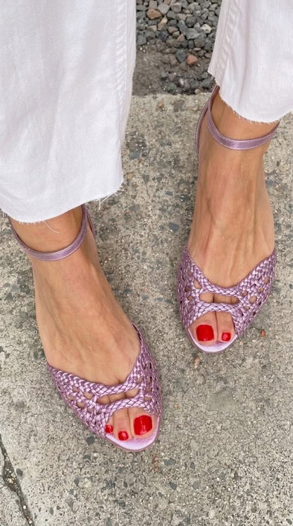 Sandalias Isadora Trenzadas | Doradas y Elegantes