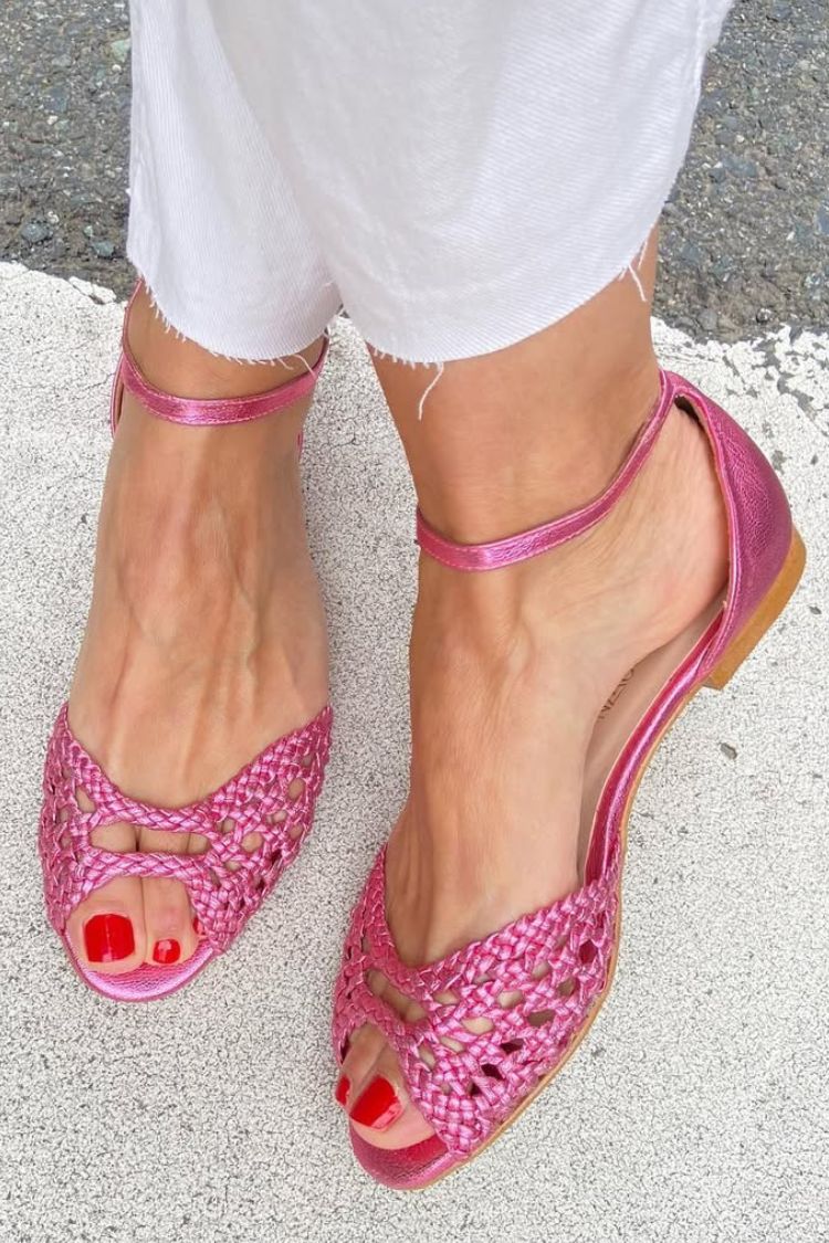 Sandalias Isadora Trenzadas | Doradas y Elegantes