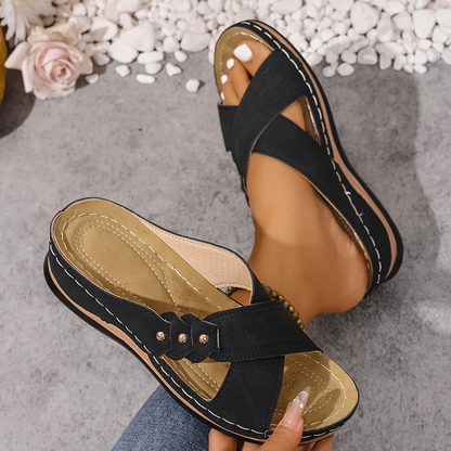 Sandalias Ortopédicas con Cuña | Comodidad y Sujeción para Todo el Día