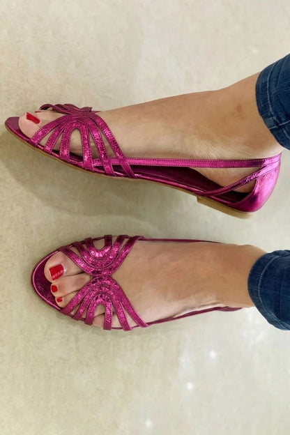 Sandalias Eleonora | Dorado Luminoso de Verano