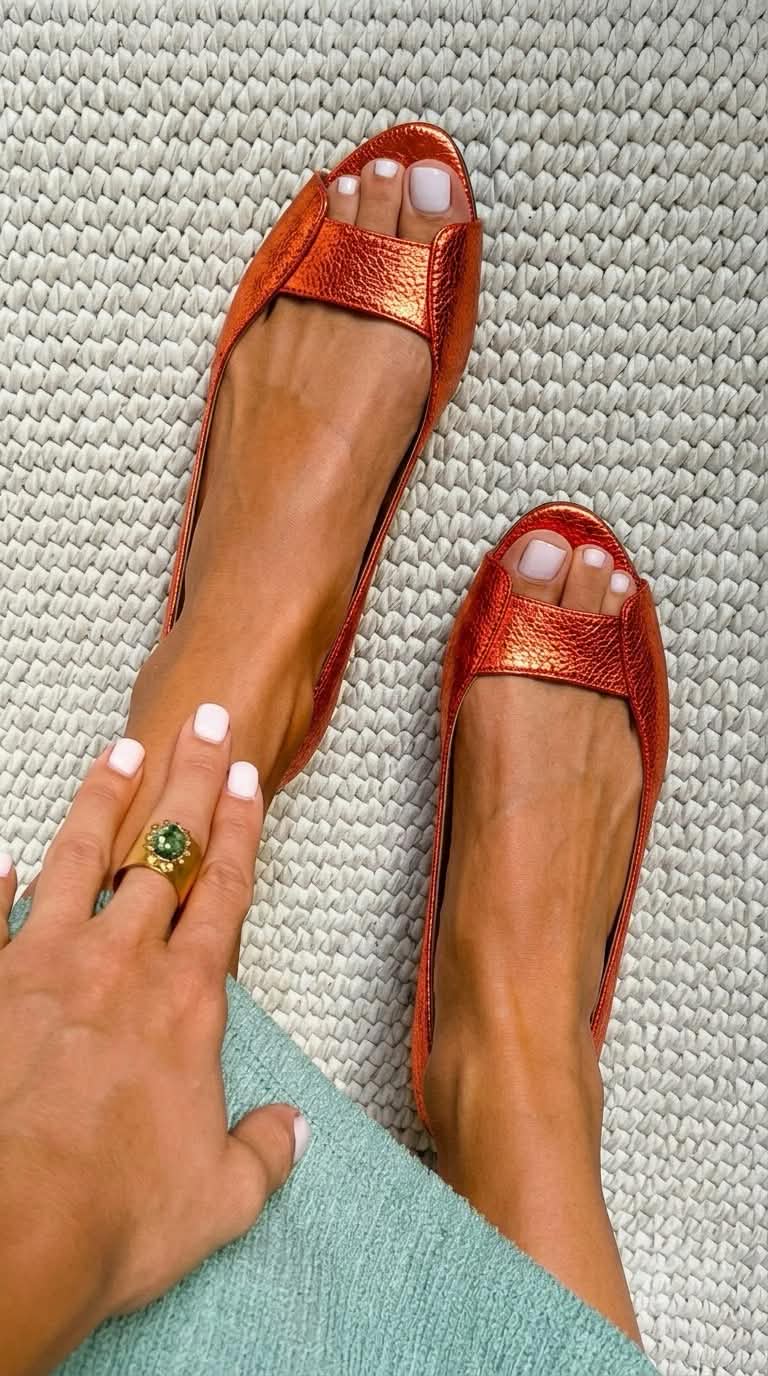 Sandalias Adelina | Dorado Cómodo y Chic