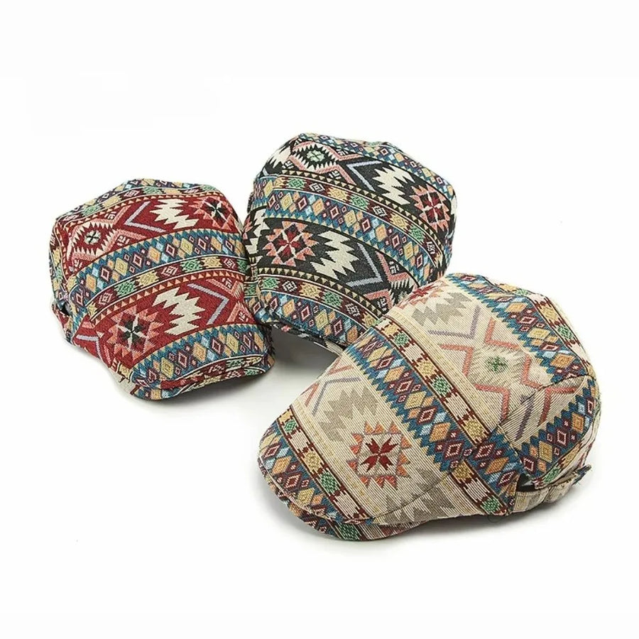 Boina étnica Jacquard de hombre