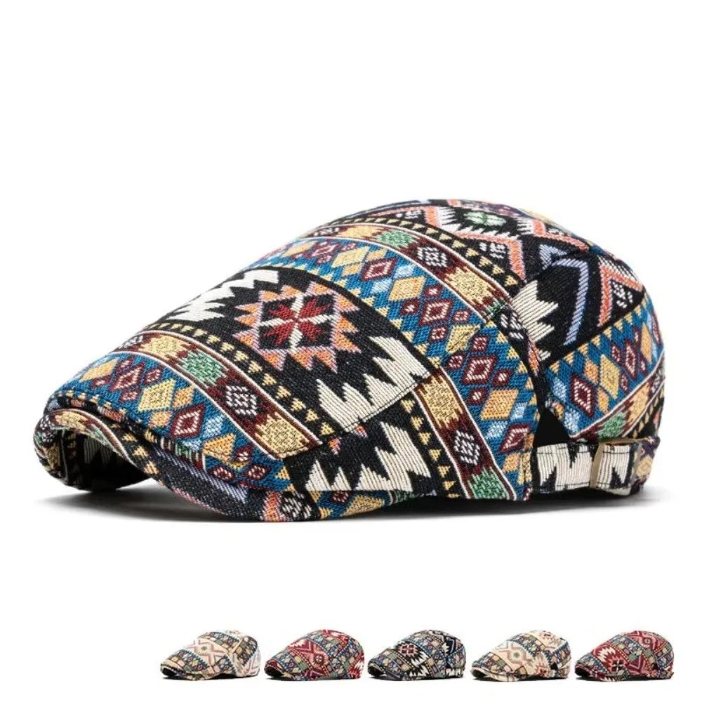 Boina étnica Jacquard de hombre, medidas