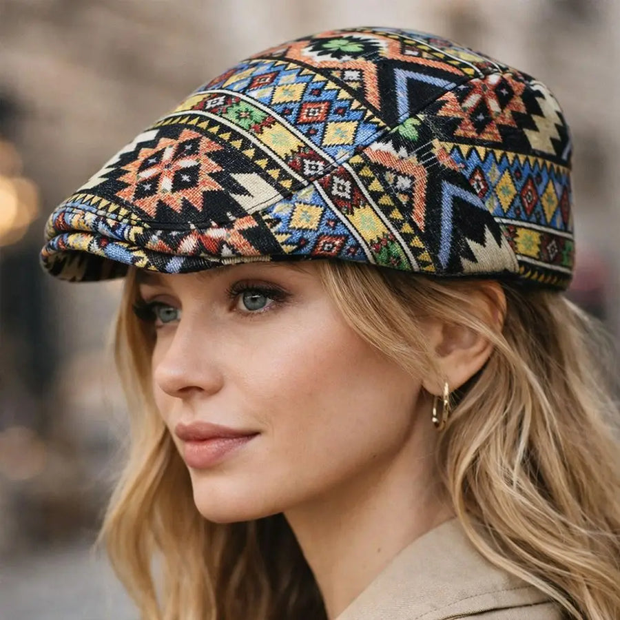 Boina étnica Jacquard de hombre, colores disponibles