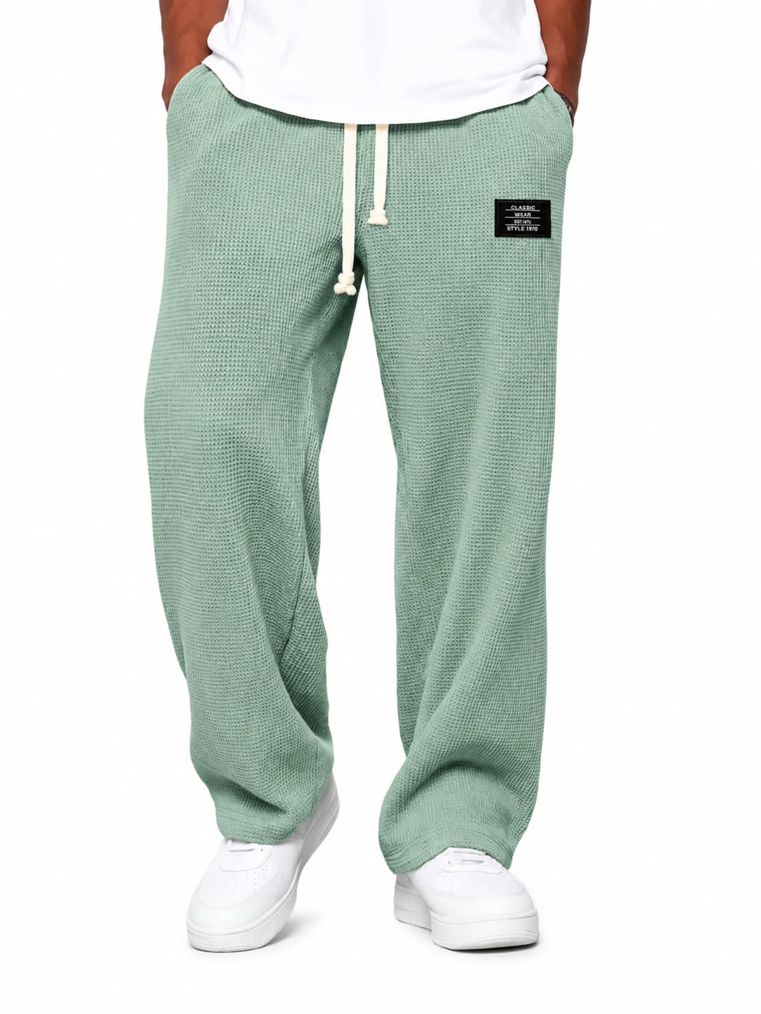 Pantalón Riviera Comfort verde agua para hombre