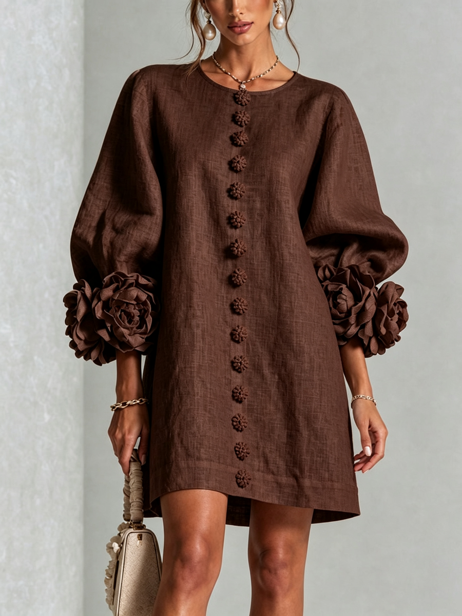 Mini vestidos de rosas