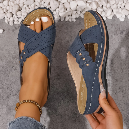 Sandalias Ortopédicas con Cuña | Comodidad y Sujeción para Todo el Día