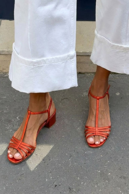Sandalias Allegra | Dorado y Elegancia Diaria