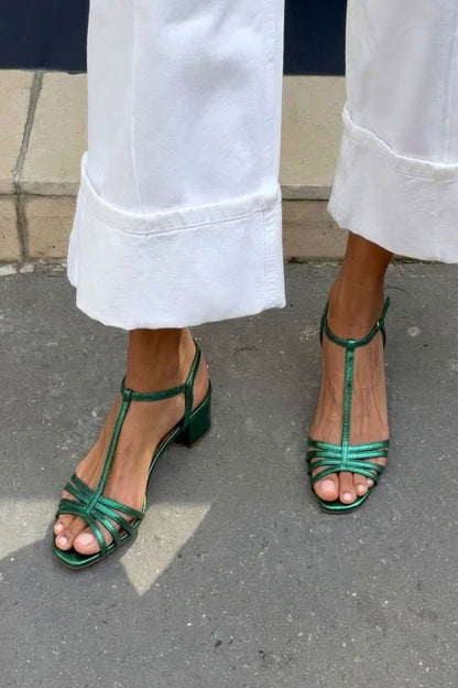 Sandalias Allegra | Dorado y Elegancia Diaria