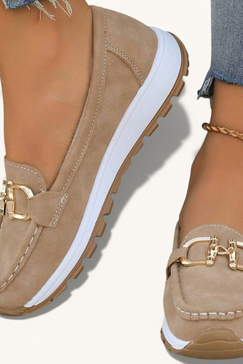 Mocasines Débora en taupe