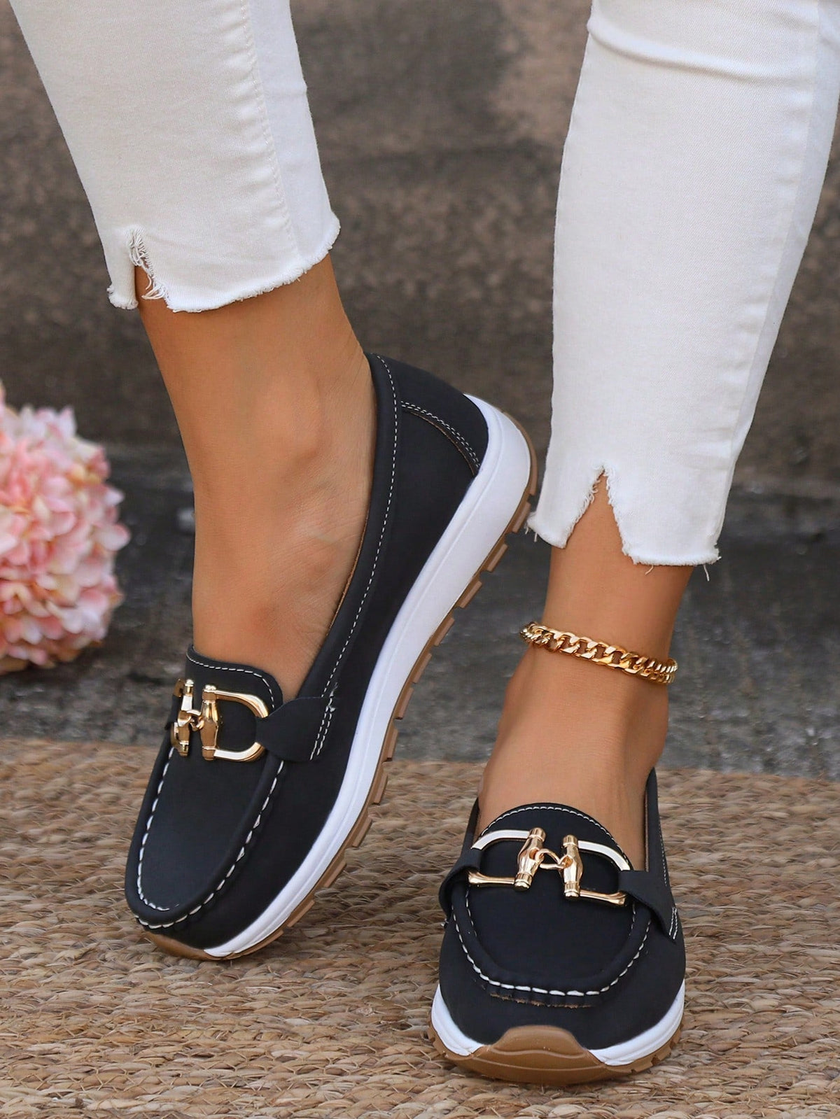 Mocasines Débora en negro
