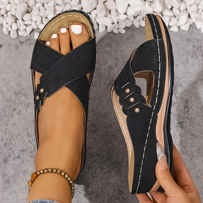 Sandalias Ortopédicas con Cuña | Comodidad y Sujeción para Todo el Día