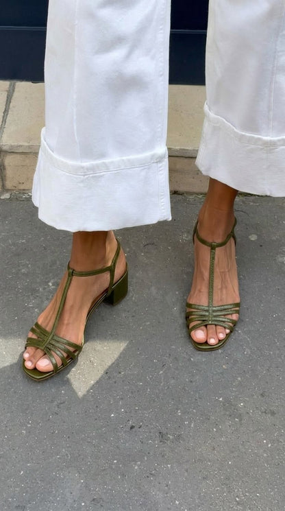 Sandalias Allegra | Dorado y Elegancia Diaria