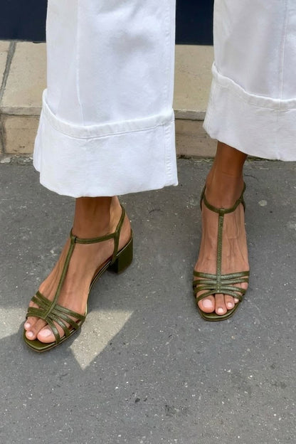 Sandalias Allegra | Dorado y Elegancia Diaria
