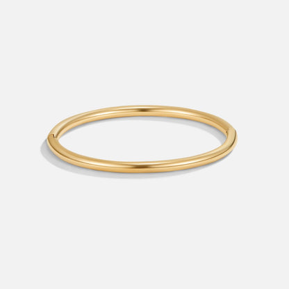 Pulsera Nuria rígida clásica dorada