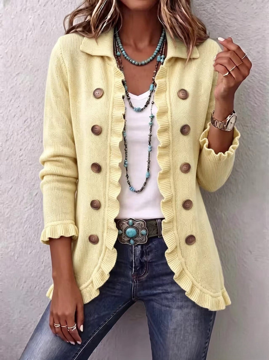 Chaqueta Úrsula en crema, vista frontal