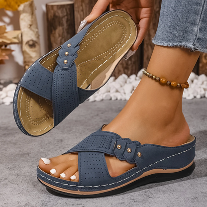 Sandalias Ortopédicas con Cuña | Comodidad y Sujeción para Todo el Día