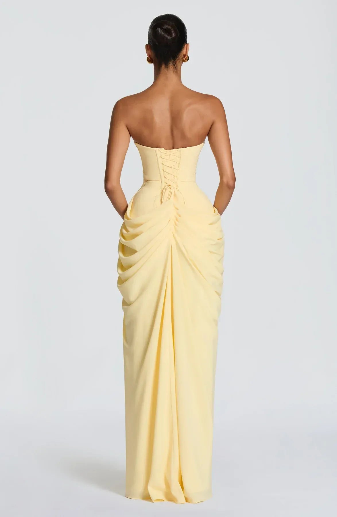 Vestido Largo Amalfi | vestido elegante palabra de honor