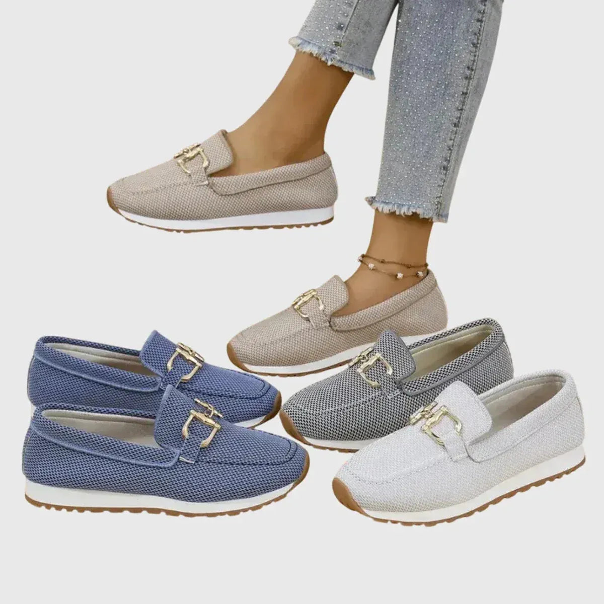 Aurora | Zapatillas deportivas estilo mocasín.