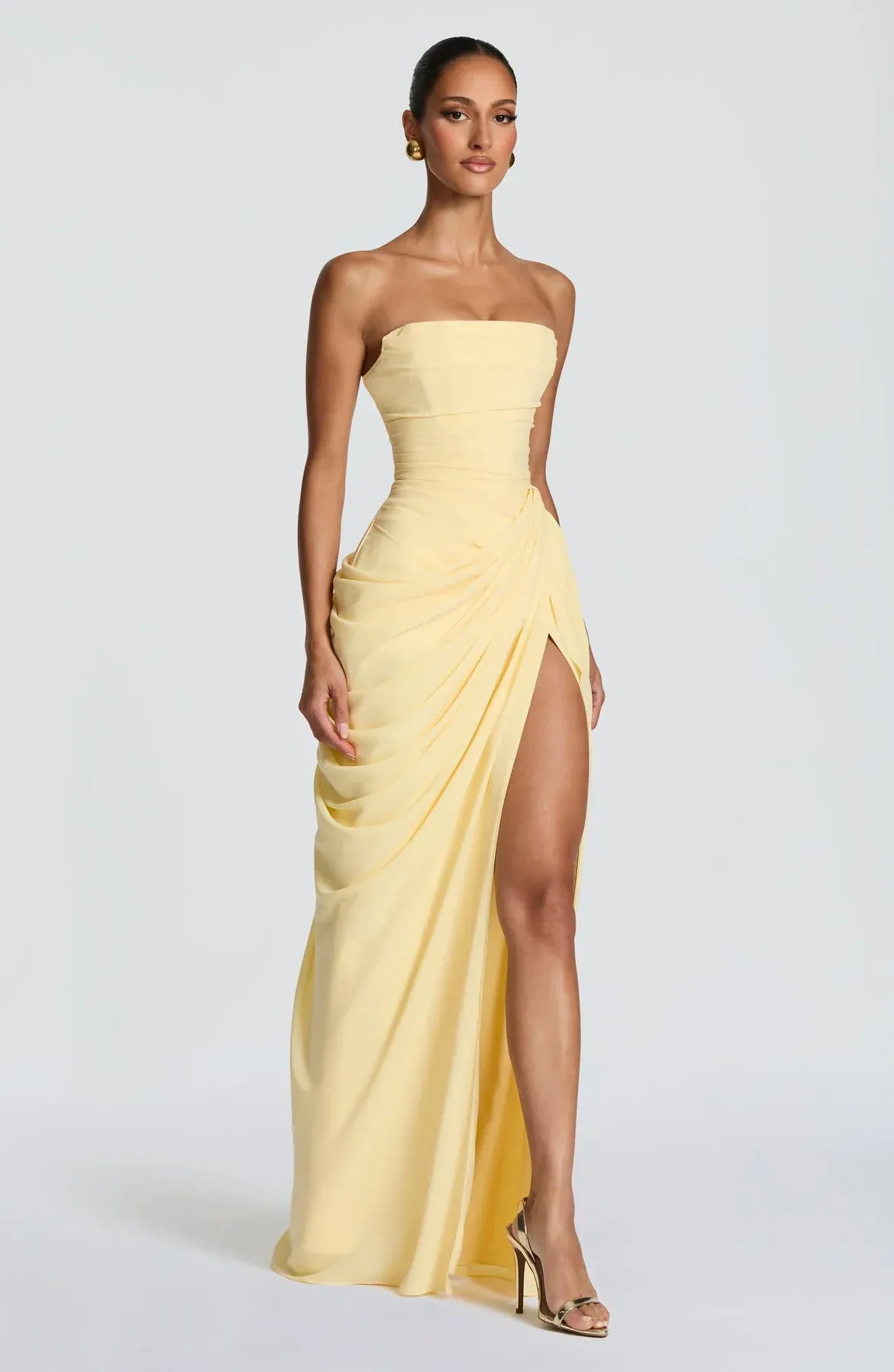 Vestido Largo Amalfi | vestido elegante palabra de honor