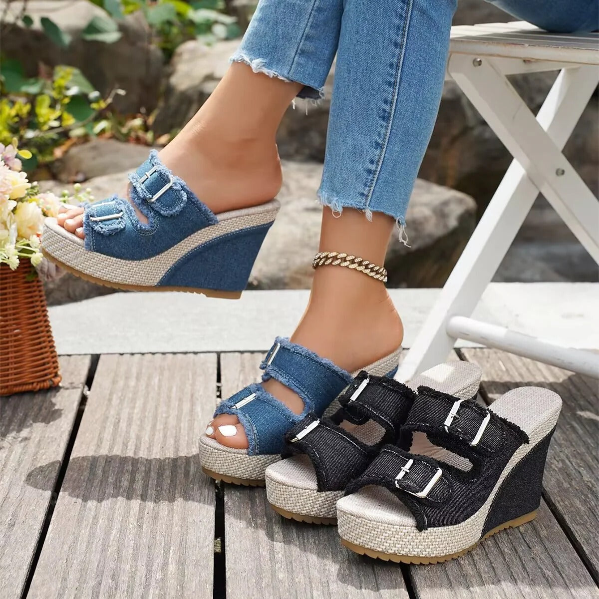 Sandalias de Cuña Positano