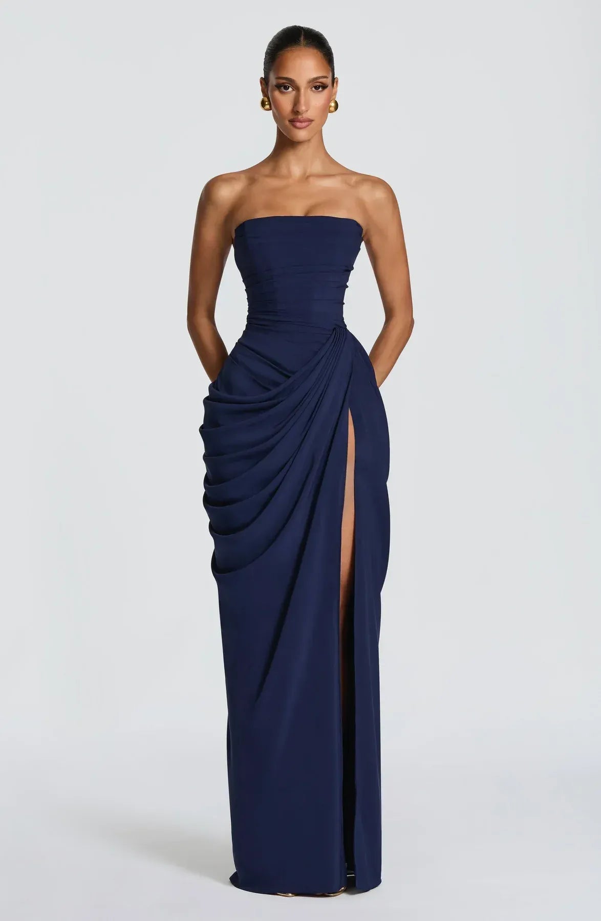 Vestido Largo Amalfi | vestido elegante palabra de honor