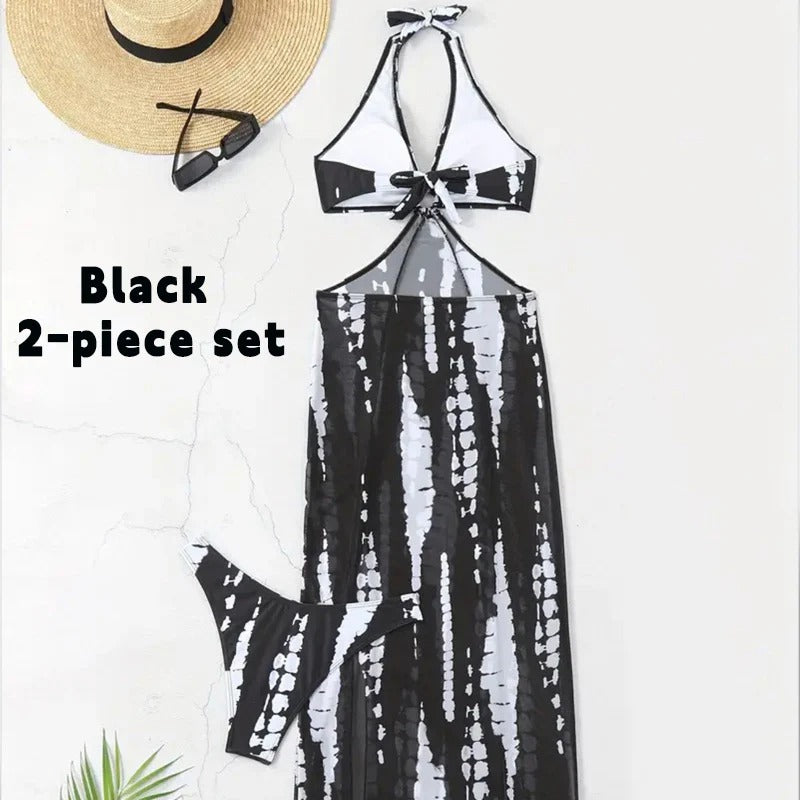 Traje de baño y vestido de playa