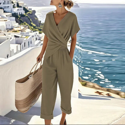 Conjunto Sienna | Conjunto Elegante de Dos Piezas de Verano