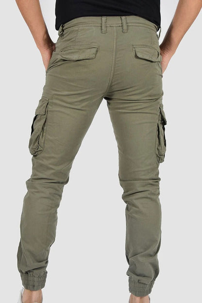 Pantalones Largos con Bolsillos y Puños
