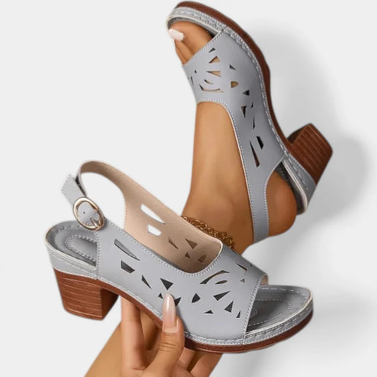 Liora | Sandalias de tacón cómodo con soporte ortopédico
