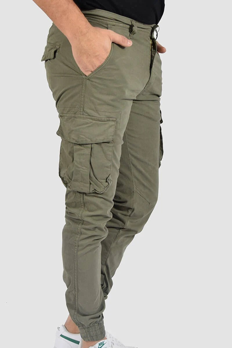 Pantalones con bolsillos y puños