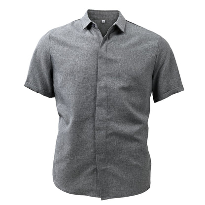 Camisa Riviera | Camisa de Lino Manga Corta Hombre